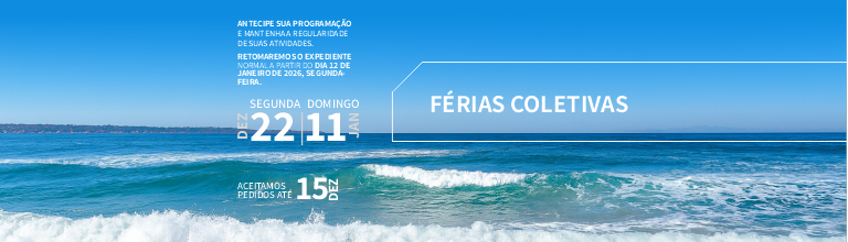 FÉRIAS COLETIVAS DEZ 2025 /JAN 2026