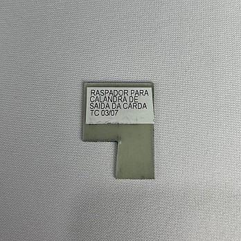 Raspador para calandra Carda TC 03/07